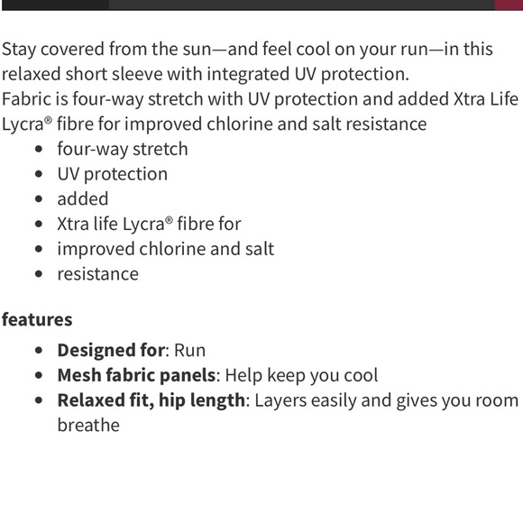 Lululemon Stripe in Stride White Short Sleeve Top 6/8 Medium - Picture 4 of 14